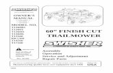 60” FINISH CUT TRAILMOWER - Swisher