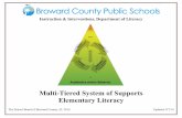 Multi-Tiered System of Supports Elementary Literacy