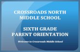 CROSSROADS NORTH MIDDLE SCHOOL SIXTH GRADE PARENT …