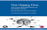 The internationalisation of European firms