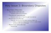 Key Issue 3: Boundary Disputes - Mr. Dubbs