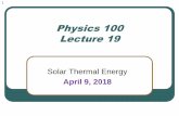 Physics 100 Lecture 19