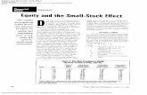 Equity and the small-stock effect Annin, Michael Public ...