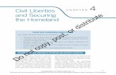 Civil Liberties CHAPTER 4 and Securing the Homeland