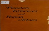 Planetary influences and human affairs