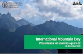 International Mountain Day - fao.org