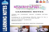 LEARNING NOTES - mile.org.za