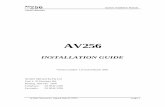 AV64 256 Installation Manual - Shopify