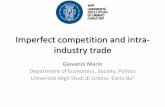 Imperfect competition and intra- industry trade