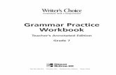 Grammar Practice Workbook - tutorcharlotte.net
