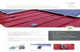 Trapezoidal metal roof | clamping system