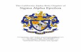 The California Alpha-Beta Chapter of Sigma Alpha Epsilon