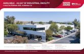 AVAILABLE - 22,547 SF INDSRIAL FACILIY