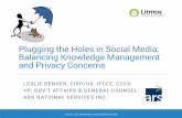 Plugging the Holes in Social Media: Balancing Knowledge ...