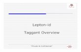 Lepton-id Taggant Overview