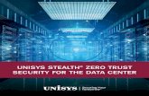 UNISYS STEALTH ZERO TRUST SECURITY FOR THE DATA CENTER