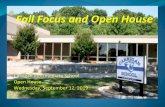 Fall Focus and Open House