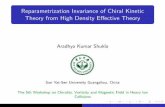 Reparametrization Invariance of Chiral Kinetic Theory from ...