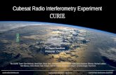 CURIE Key points Cubesat Radio Interferometry Experiment CURIE