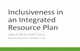 Inclusiveness in an Integrated Resource Plan