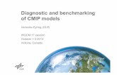Diagnostic and benchmarking of CMIP models