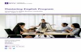 Mastering English Program