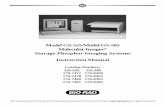 Model GS-525/Model GS-505 Molecular Imager® Storage Phosphor Imaging Systems Instruction