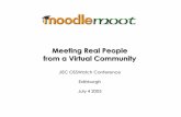 Meeting Real People from a Virtual Community