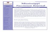 Mississippi Vaccinium Journal Volume 1 Issue 3 - Mississippi Fruit