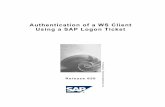 Authentication of a WS Client Using a SAP Logon Ticket