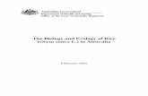 The biology and ecology of rice (Oryza sativa L.)in Australia (PDF