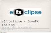 e(fx)clipse - JavaFX Tooling