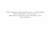 Requirements for Body Art Facilities - State of Michigan