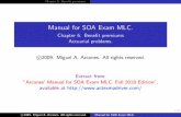 Manual for SOA Exam MLC