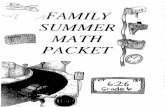 Summer Math Packet Grade 7 - Cooperative Educational Services