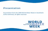 Presentation - World Water Week