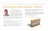 Panoramic Photography Tutorial - How to Make Panoramas