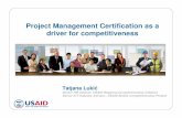 Project Management Certification as a driver for competitiveness - RCI