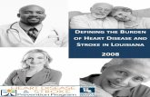 Defining the Burden of Heart Disease and Stroke in Louisiana - 2008