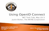 MITREid Connect background slides - MIT Consortium for Kerberos