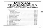 TRANSMISSION Workshop Manual FF M/T(W-E)