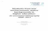 O'Shea, H., Onsman, A., and McKay, J. Students from low socioeconomic status backgrounds in