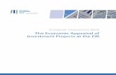 The Economic Appraisal of Investment Projects at the EIB