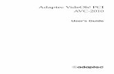 Adaptec VideOh! PCI AVC-2010 User's Guide - Support