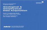 Geological & Geophysical Data Acquisition, Outer - BOEM