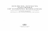 , EFFECTS AND RISKS OF IONIZING RADIATION - UNSCEAR