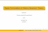 Topos Formulation of History Quantum Theory