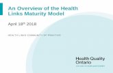 An Overview of the Health Links Maturity Model