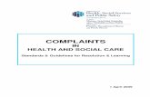 HSC Complaints - revised Standards and Guidelines for ...