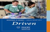 DEPARTMENT OF SURGERY | Driven